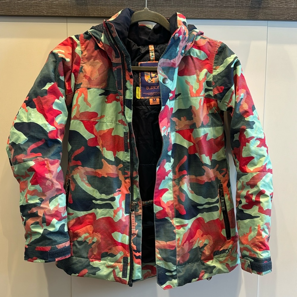 Burton Camo winter ski snowboard jacket